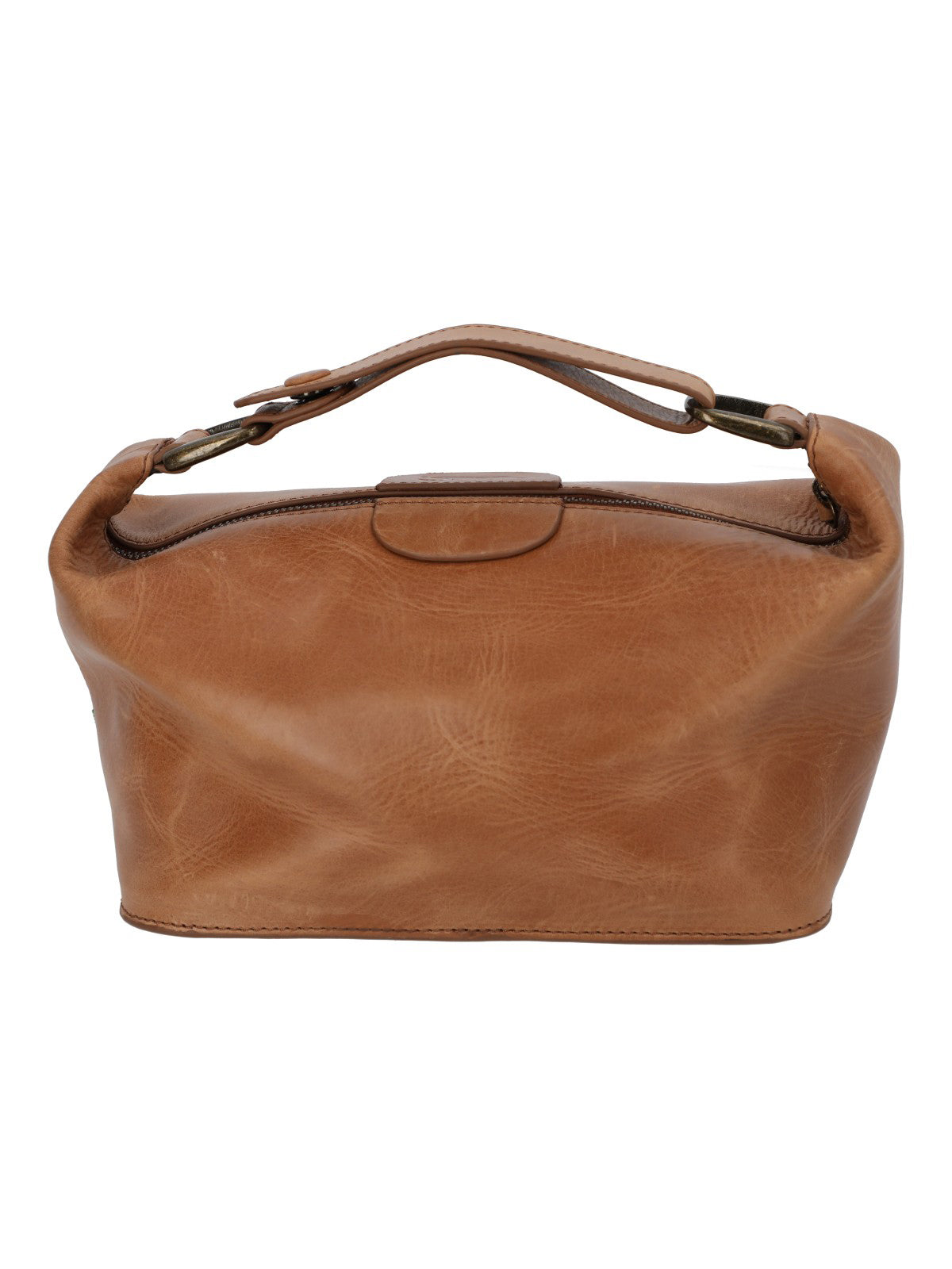 Necessaire Cuero Hombre Fd Toiletry Bag Café Rockford