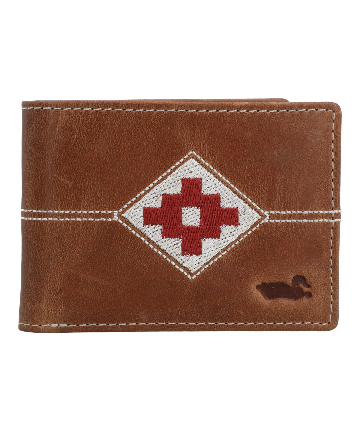 Billetera Cuero Hombre Fd Fangio Volante Café Rockford