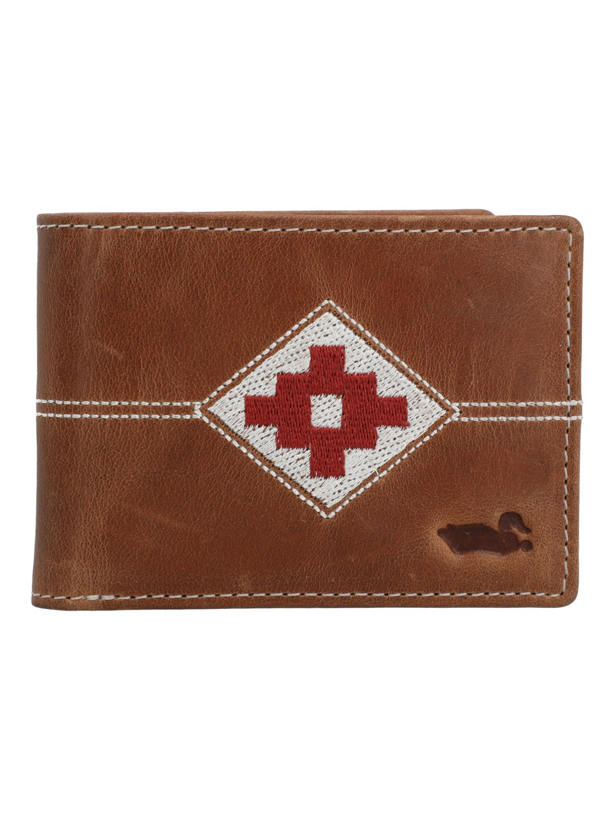 Billetera Cuero Hombre Fd Fangio Volante Café Rockford