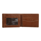 Billetera Cuero Hombre Fd Fangio Volante Café Rockford