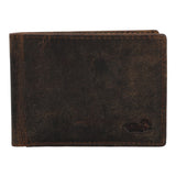 Billetera Cuero Hombre Oh Sainz Simple Café Rockford