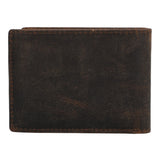 Billetera Cuero Hombre Oh Sainz Simple Café Rockford