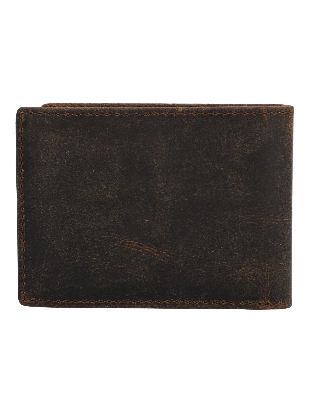 Billetera Cuero Hombre Oh Sainz Simple Café Rockford