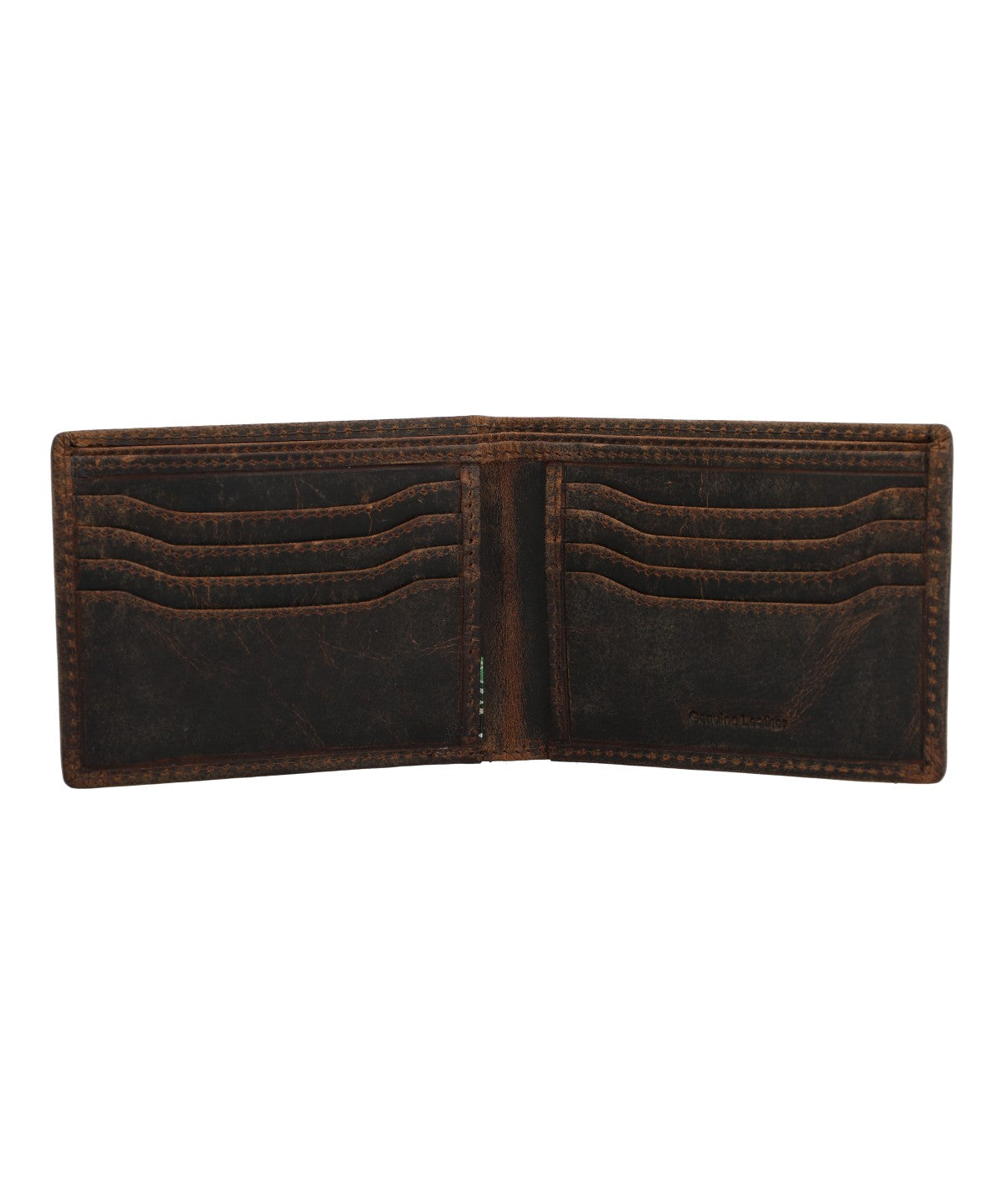 Billetera Cuero Hombre Oh Sainz Simple Café Rockford