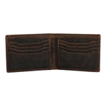 Billetera Cuero Hombre Oh Sainz Simple Café Rockford