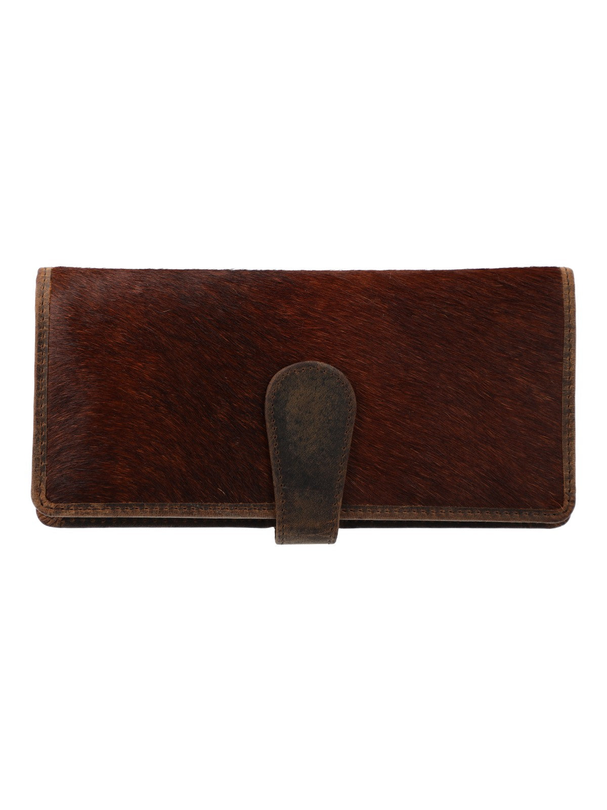 Billetera Cuero Mujer Hr Magnani Café Rockford