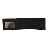 Billetera Cuero Hombre Tc Wolff Volante Café Rockford