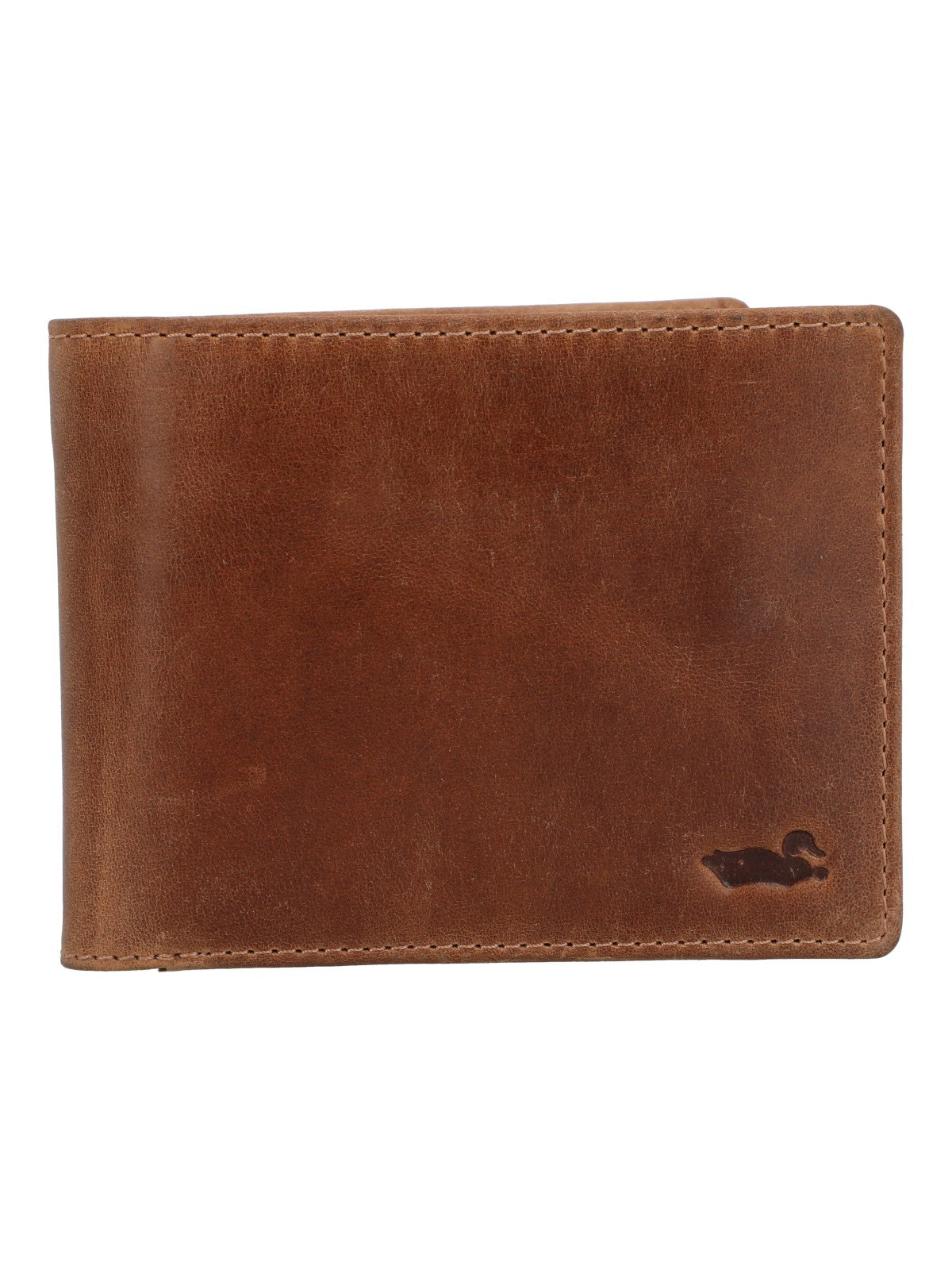 Billetera Cuero Hombre Fd Gasly Volante Café Rockford