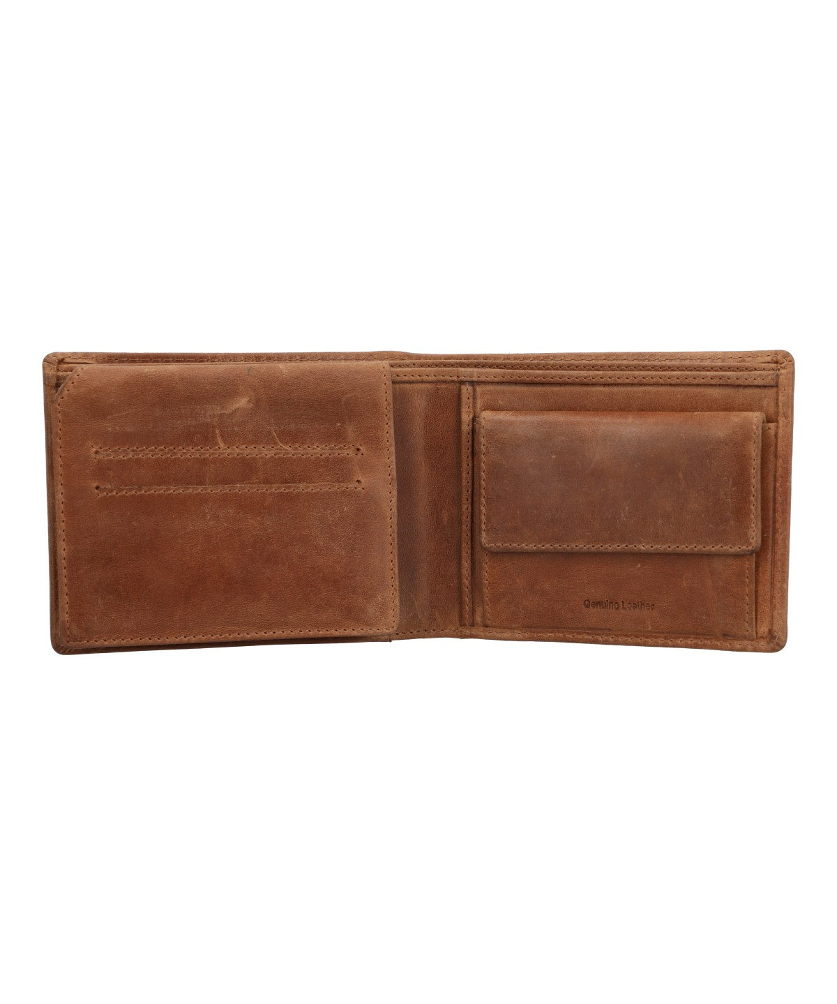 Billetera Cuero Hombre Fd Gasly Volante Café Rockford