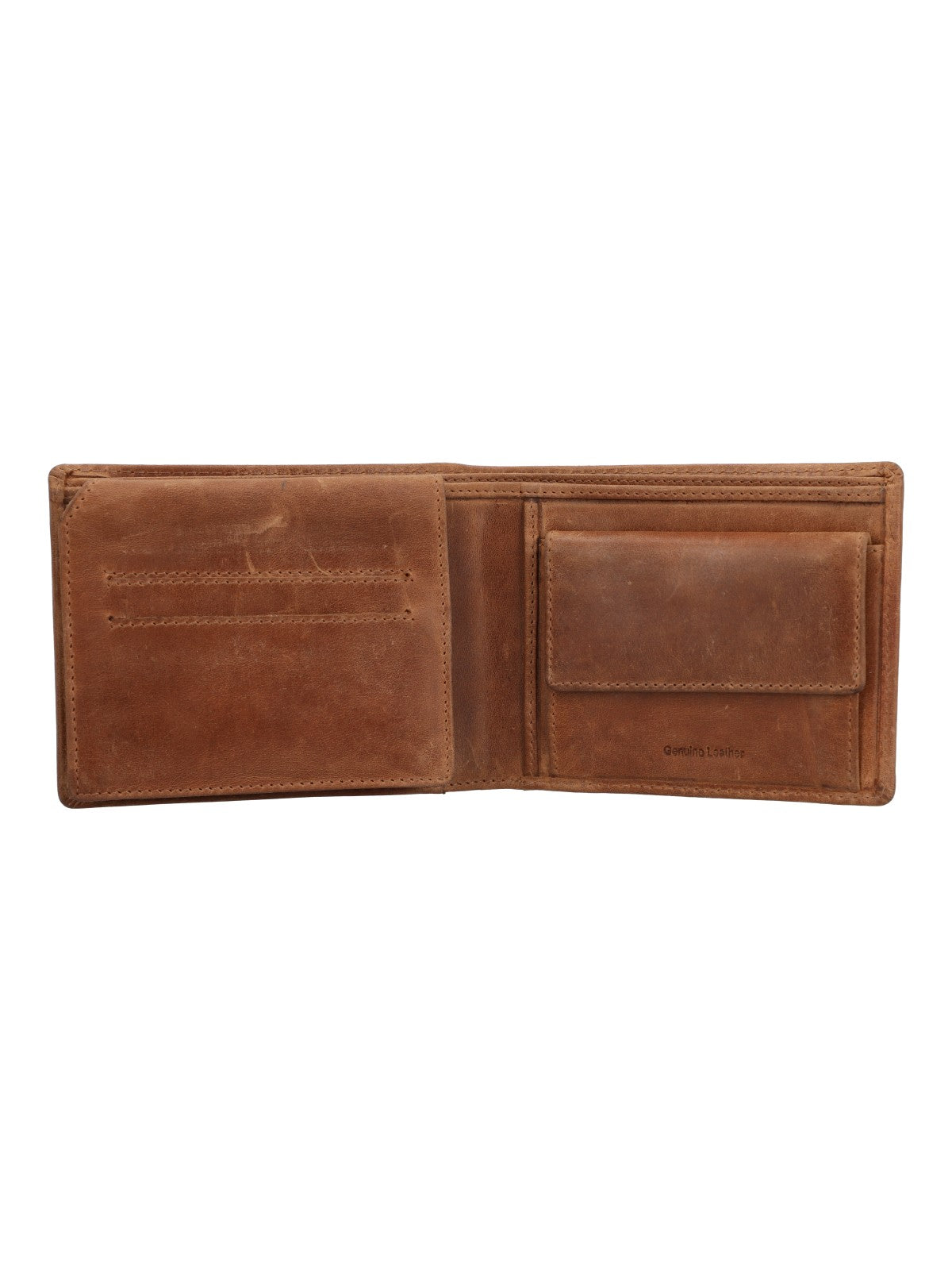 Billetera Cuero Hombre Fd Gasly Volante Café Rockford