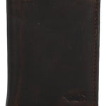 Billetera Cuero Hombre Tc Card Magnet Café Rockford