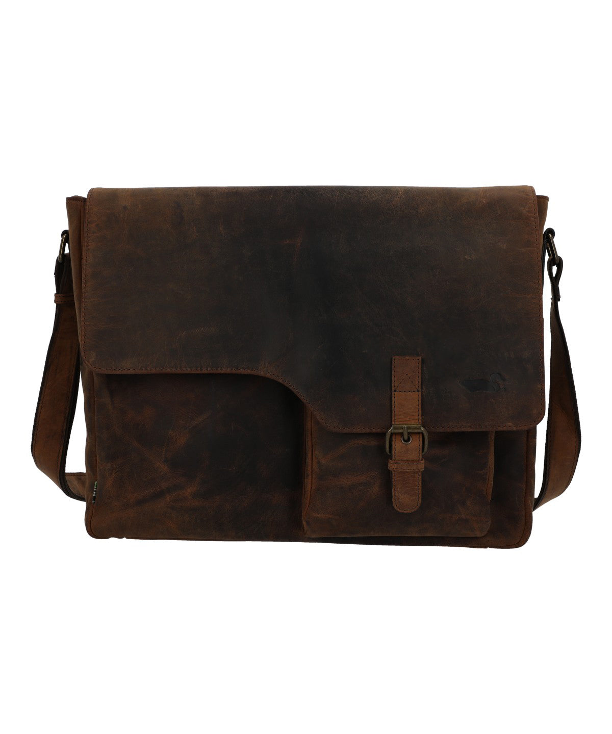 Maletin Cuero Hombre Oh Leclerc Bag Café Rockford