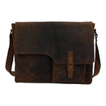 Maletin Cuero Hombre Oh Leclerc Bag Café Rockford