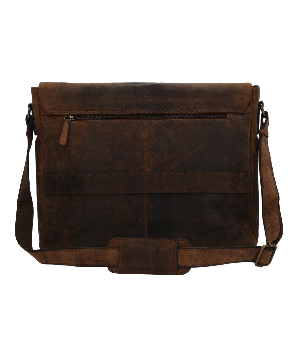Maletin Cuero Hombre Oh Leclerc Bag Café Rockford