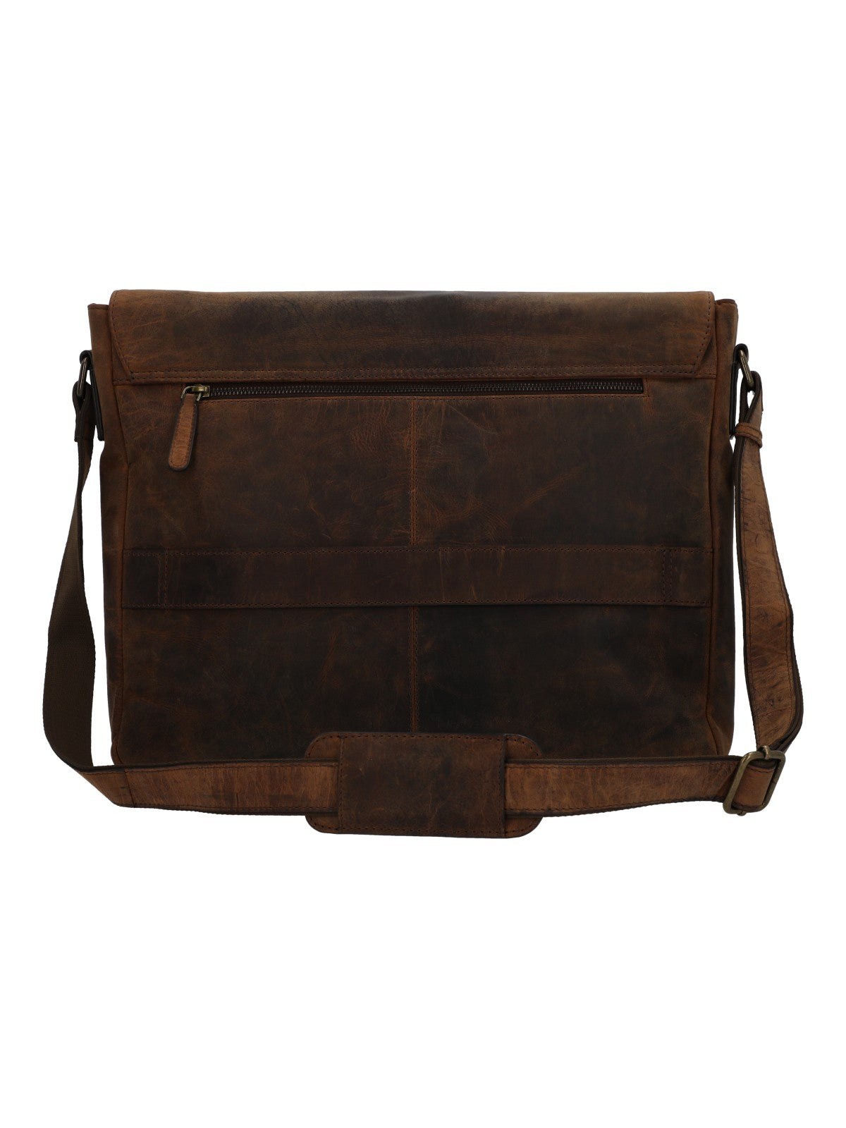 Maletin Cuero Hombre Oh Leclerc Bag Café Rockford