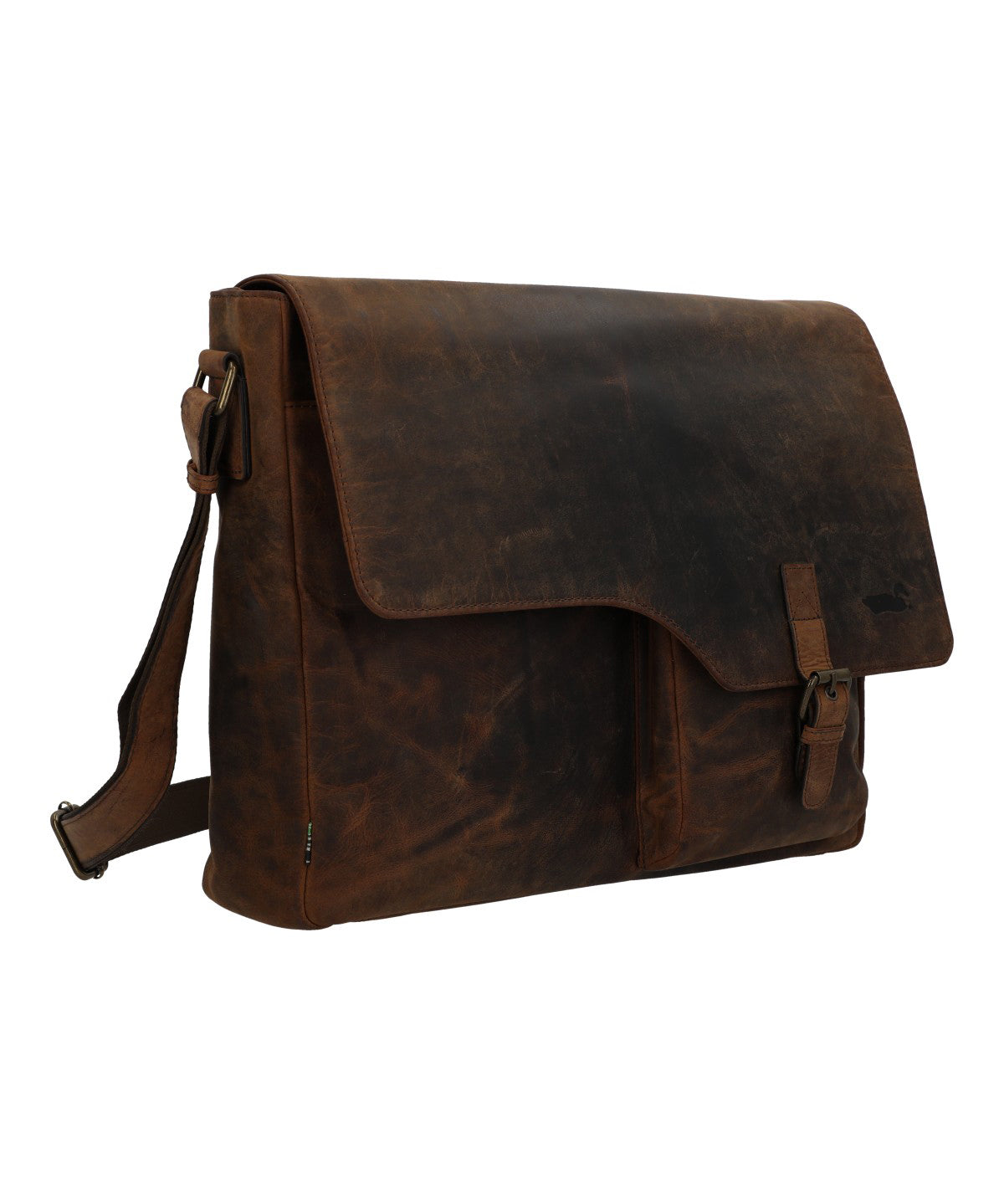 Maletin Cuero Hombre Oh Leclerc Bag Café Rockford