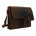 Maletin Cuero Hombre Oh Leclerc Bag Café Rockford