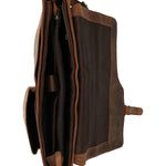 Maletin Cuero Hombre Oh Leclerc Bag Café Rockford