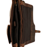 Maletin Cuero Hombre Oh Leclerc Bag Café Rockford