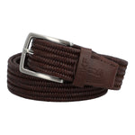 Cinturon Cuero /Elastano Hombre Rf Travis Café Rockford