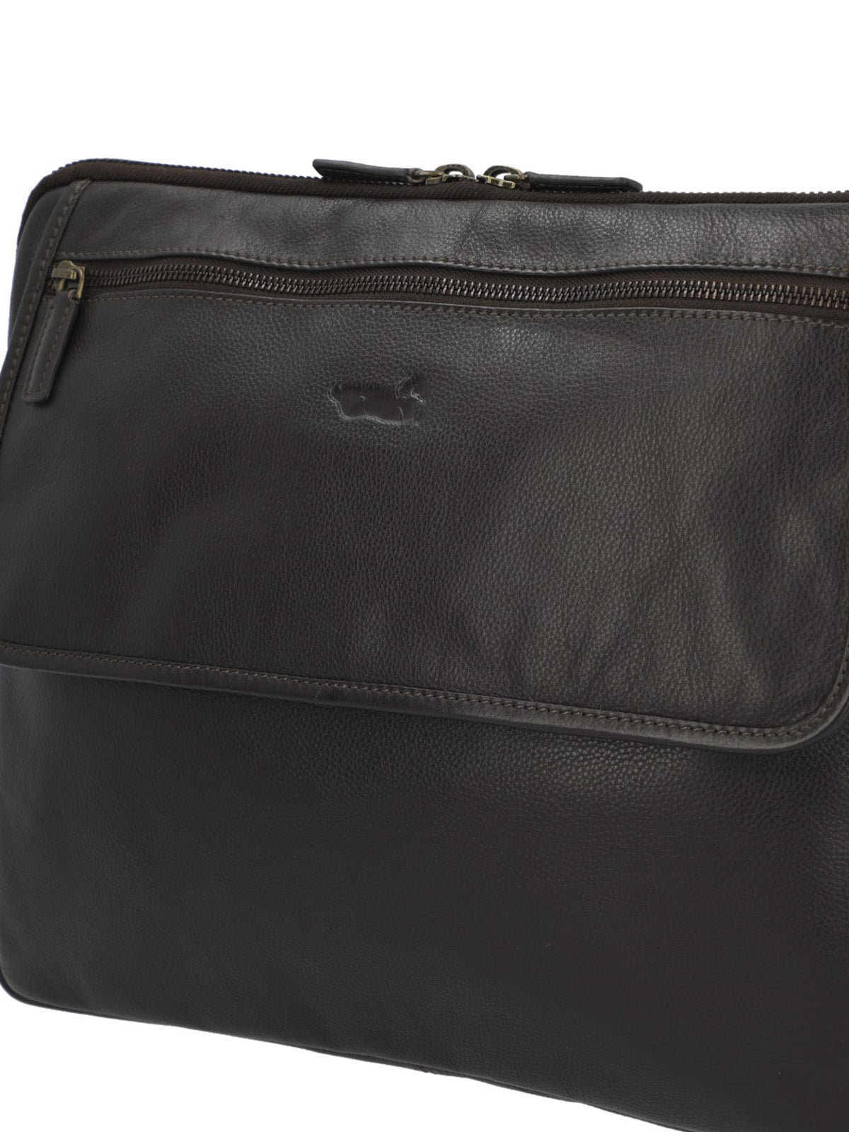 Maletín Cuero Hombre Np Scott Bag Café Rockford