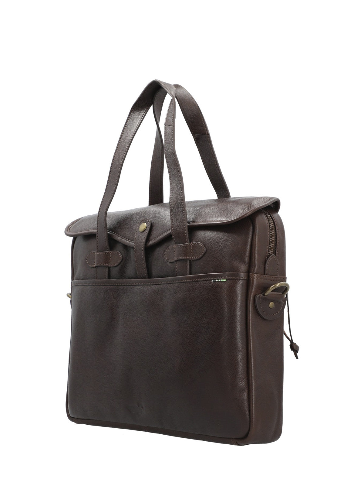 Maletín Cuero Hombre Sd Swartz Bag Café Rockford