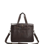 Maletín Cuero Hombre Sd Swartz Bag Café Rockford