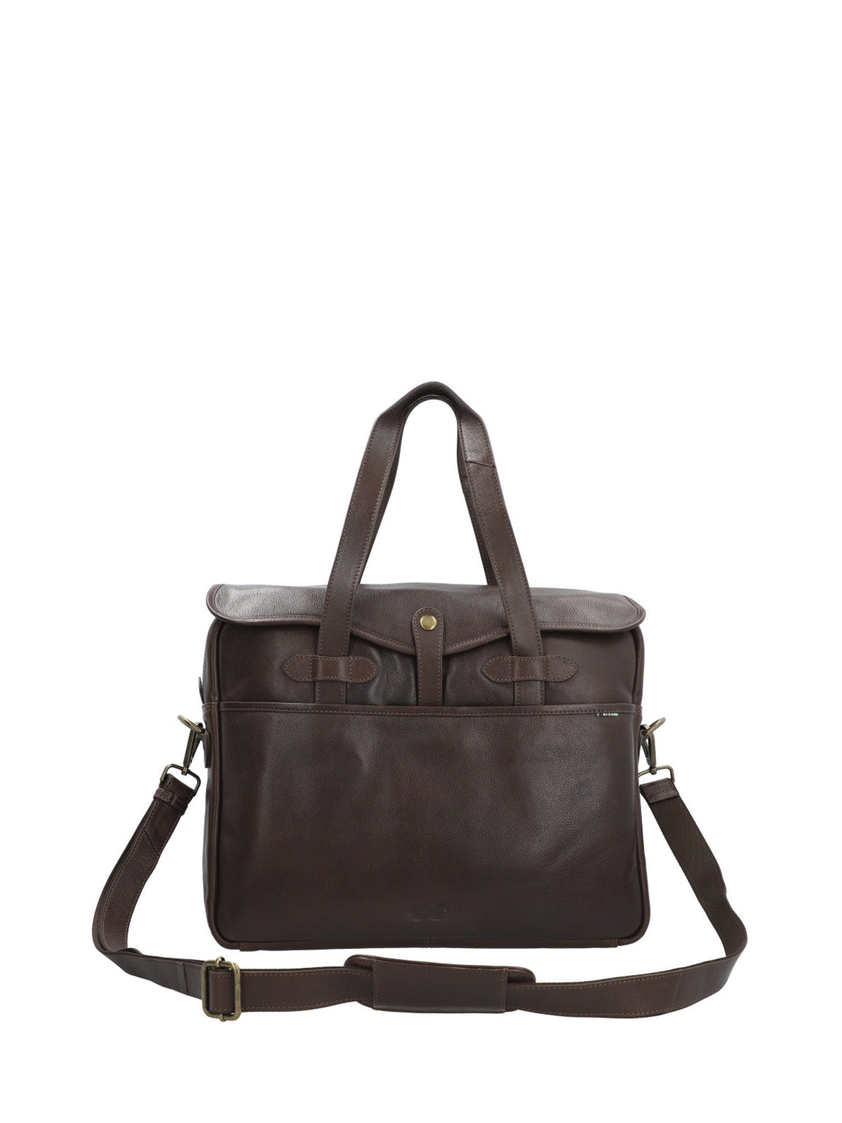 Maletín Cuero Hombre Sd Swartz Bag Café Rockford