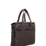 Maletín Cuero Hombre Sd Swartz Bag Café Rockford