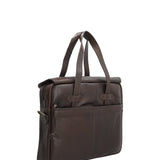 Maletín Cuero Hombre Sd Swartz Bag Café Rockford