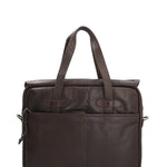 Maletín Cuero Hombre Sd Swartz Bag Café Rockford