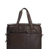 Maletín Cuero Hombre Sd Swartz Bag Café Rockford