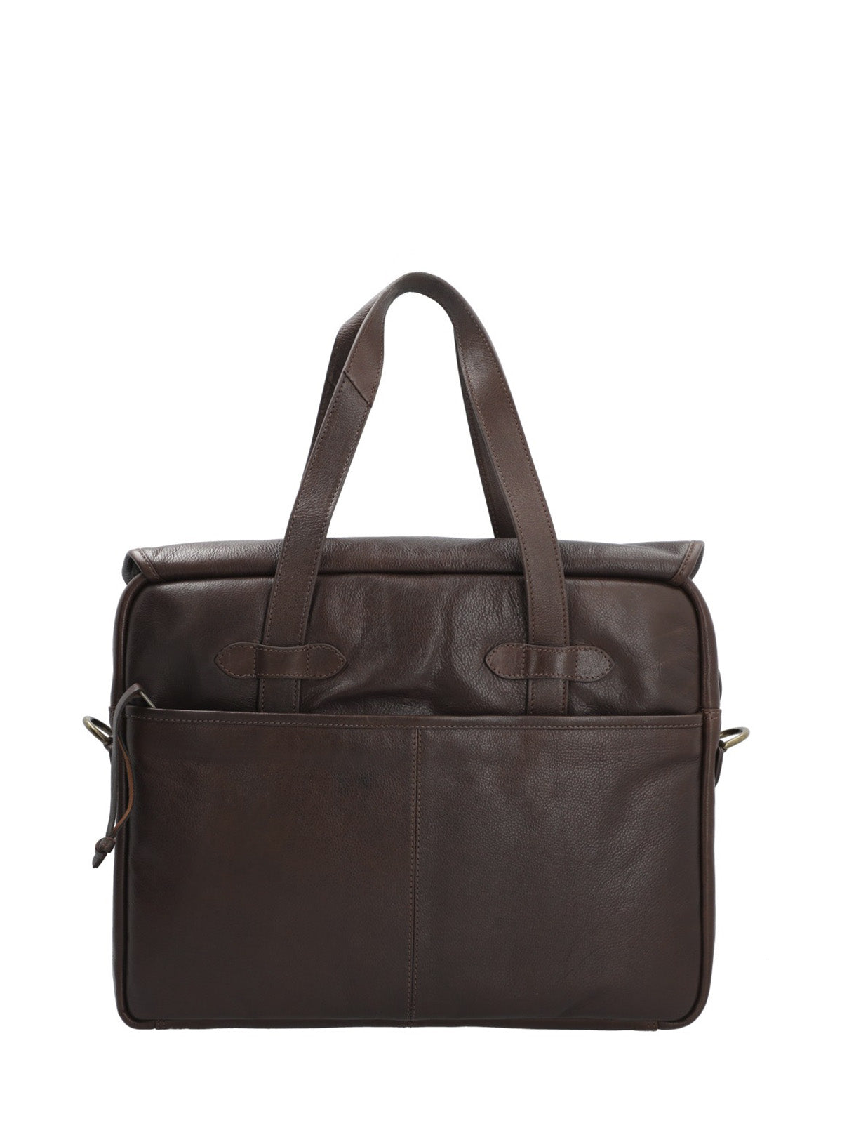 Maletín Cuero Hombre Sd Swartz Bag Café Rockford