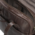 Maletín Cuero Hombre Sd Swartz Bag Café Rockford