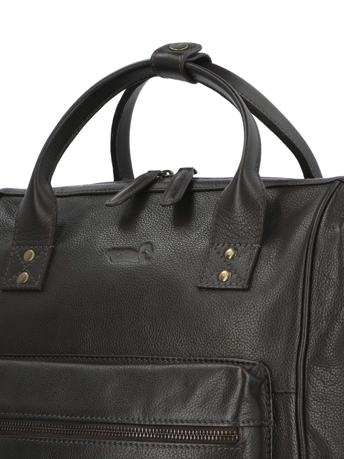 Mochila Cuero Hombre Np Spencer Back Café Rockford