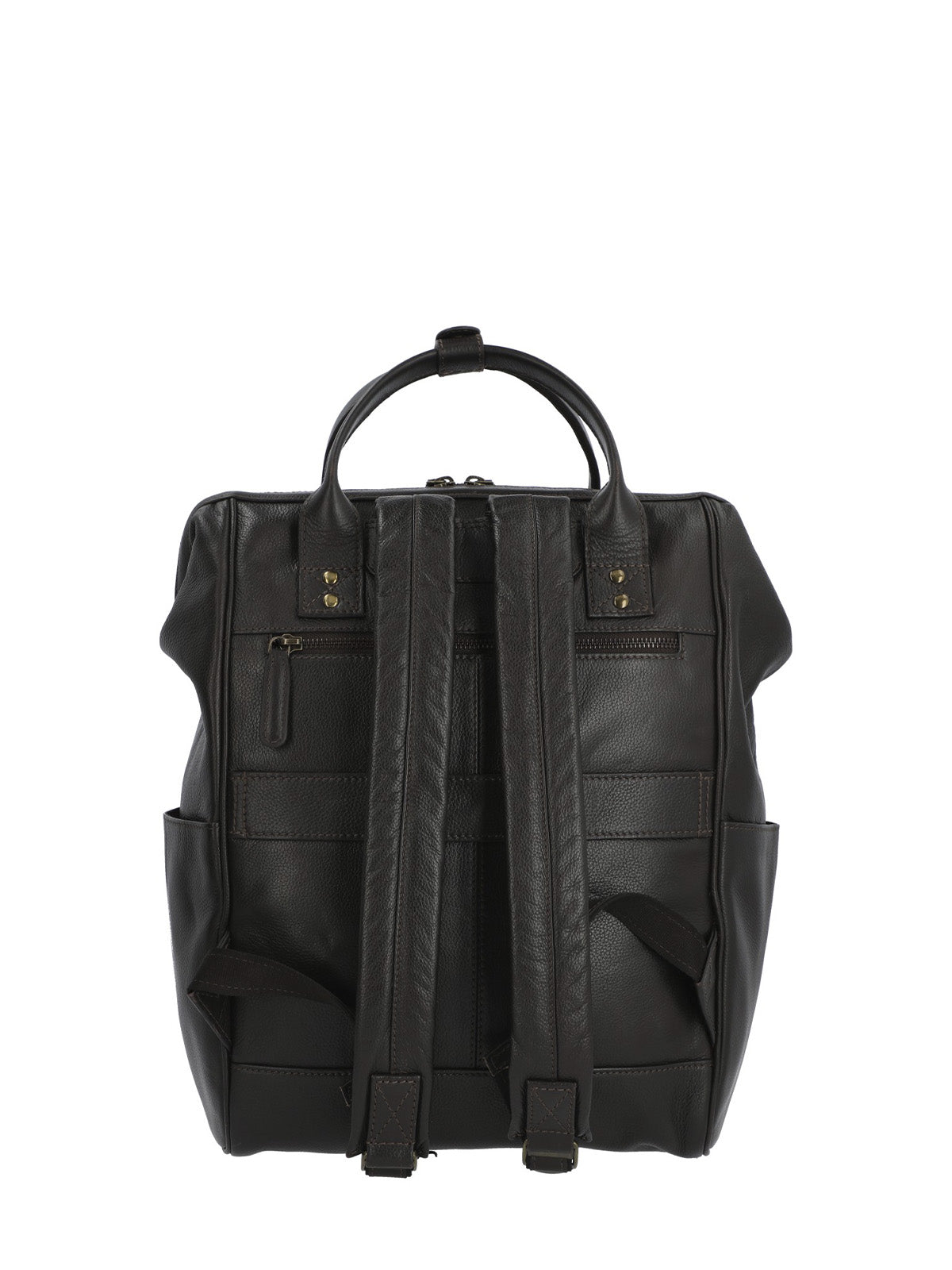 Mochila Cuero Hombre Np Spencer Back Café Rockford