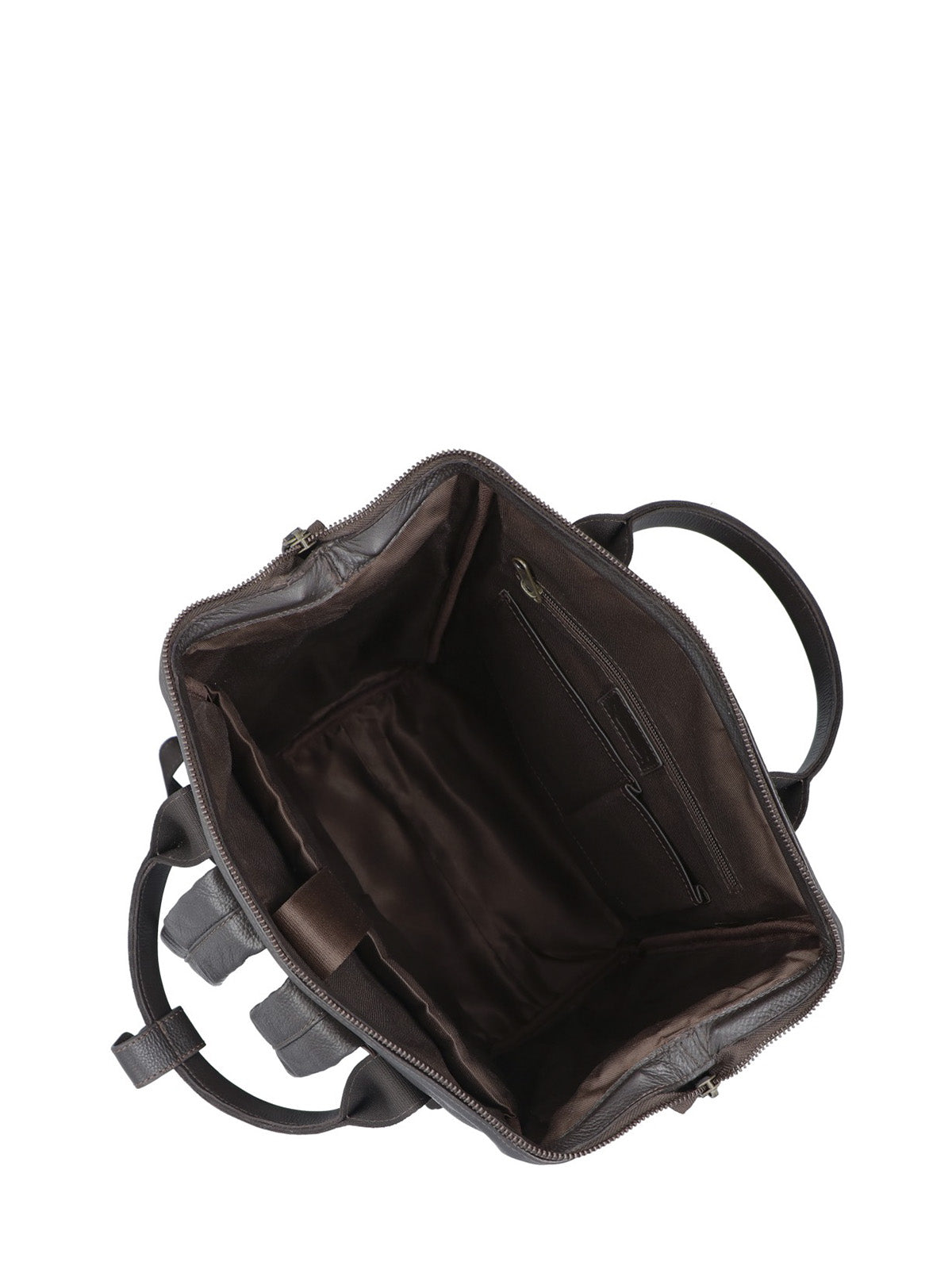 Mochila Cuero Hombre Np Spencer Back Café Rockford