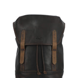 Mochila Cuero Hombre Tc Steven Back Café Rockford