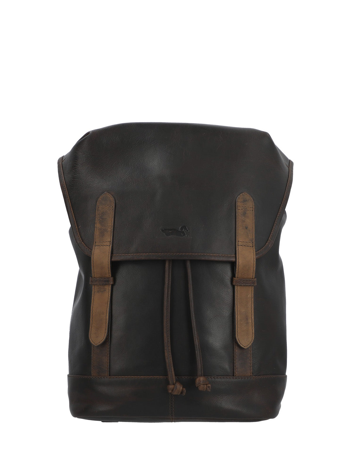 Mochila Cuero Hombre Tc Steven Back Café Rockford