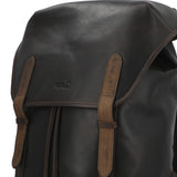 Mochila Cuero Hombre Tc Steven Back Café Rockford