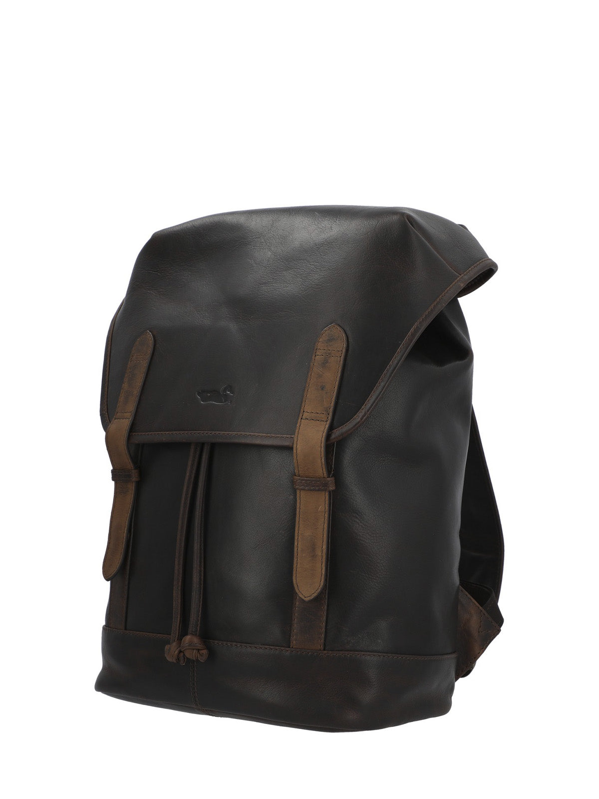 Mochila Cuero Hombre Tc Steven Back Café Rockford