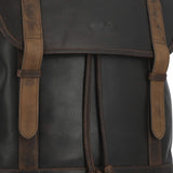 Mochila Cuero Hombre Tc Steven Back Café Rockford