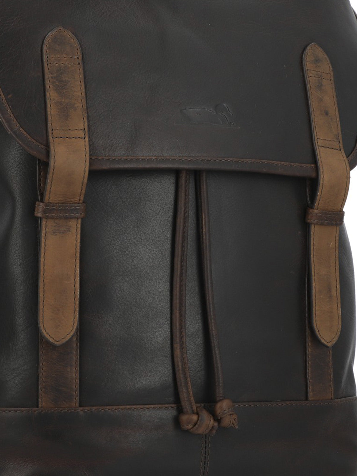 Mochila Cuero Hombre Tc Steven Back Café Rockford