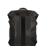 Mochila Cuero Hombre Tc Steven Back Café Rockford