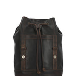 Mochila Cuero Hombre Tc Steven Back Café Rockford