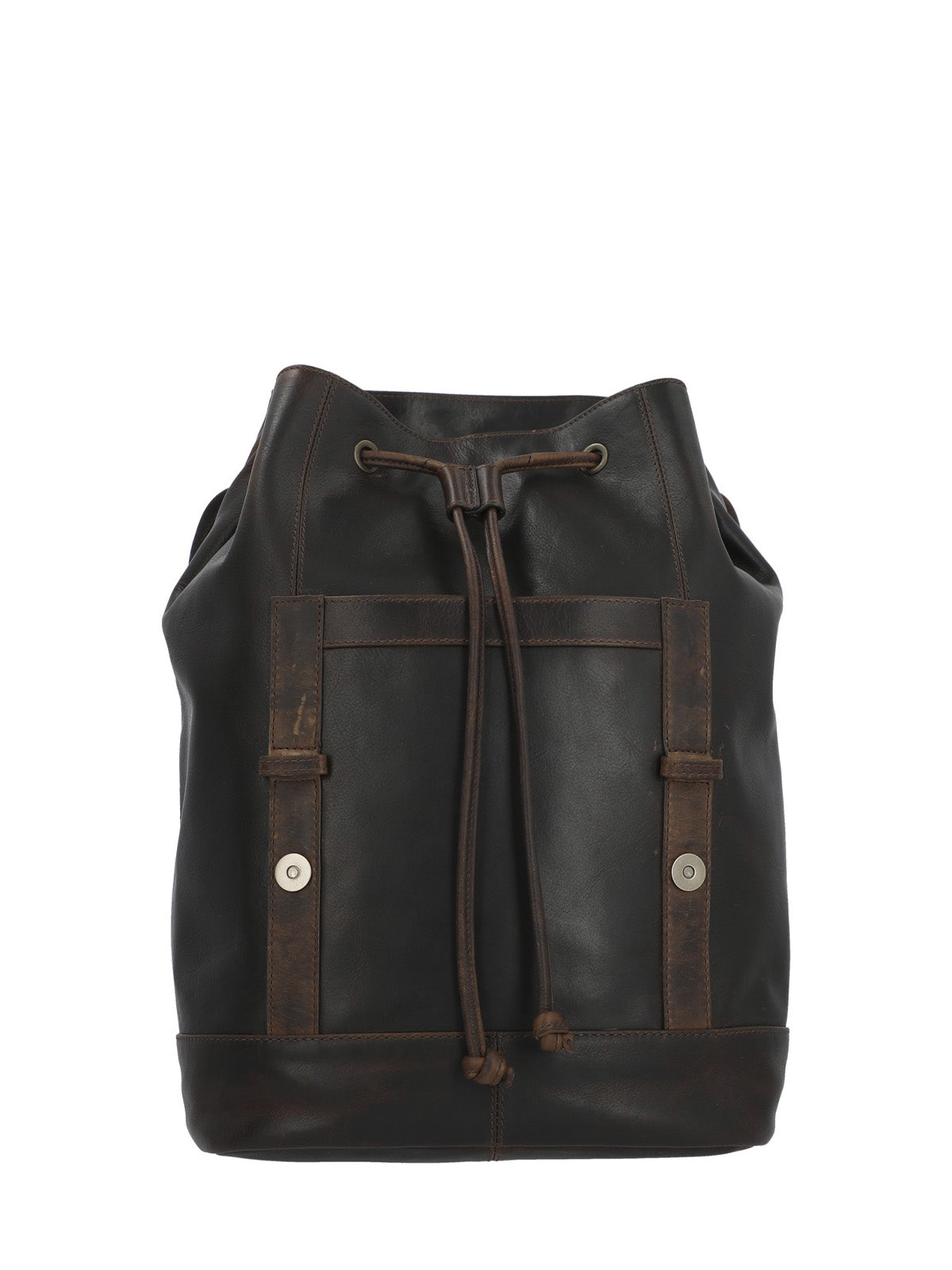 Mochila Cuero Hombre Tc Steven Back Café Rockford