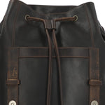 Mochila Cuero Hombre Tc Steven Back Café Rockford