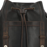 Mochila Cuero Hombre Tc Steven Back Café Rockford