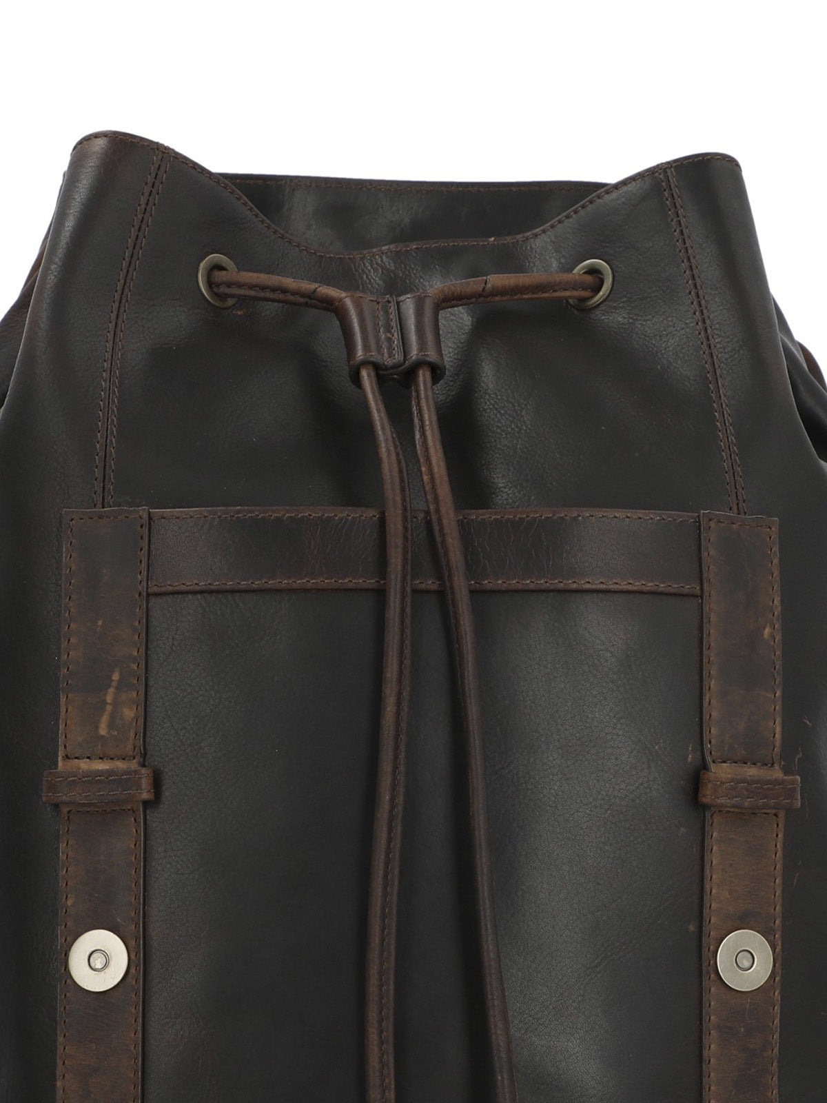 Mochila Cuero Hombre Tc Steven Back Café Rockford