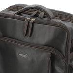 Mochila Cuero Hombre Tc Stanley Back Café Rockford